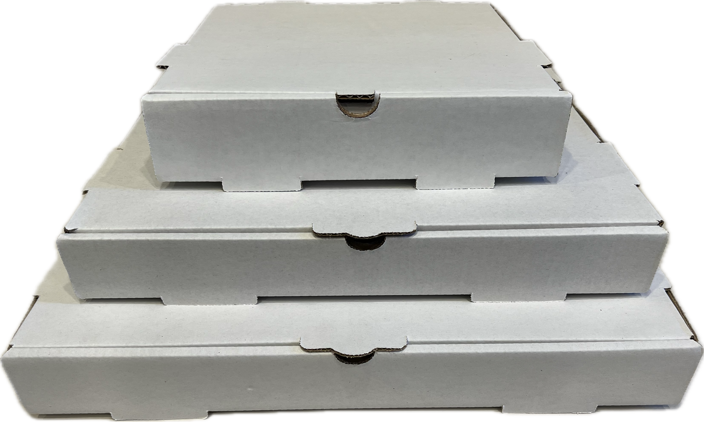 16 x 16 x 2 white pizza box
